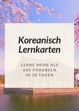 Lade das Bild in den Galerie-Viewer, Koreanisch Starterpaket