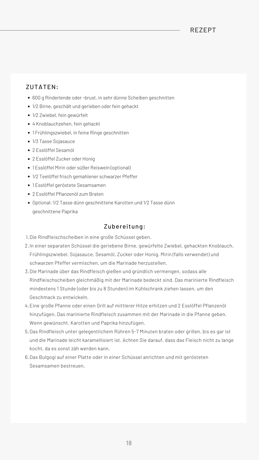 Koreanisch Kochbuch