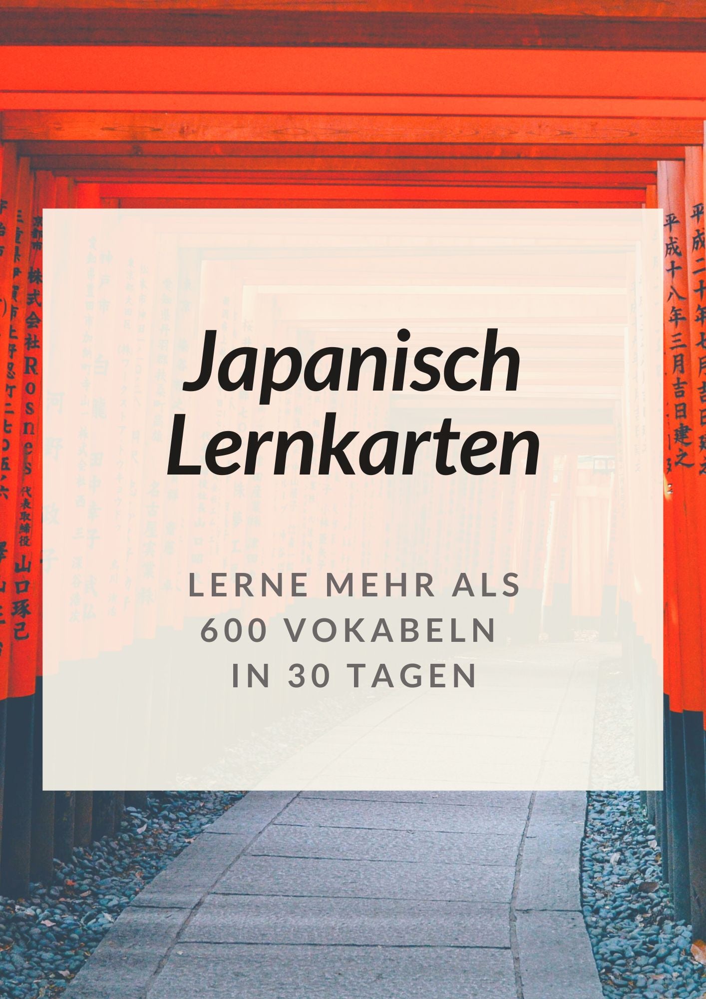 Japanisch Lernkarten
