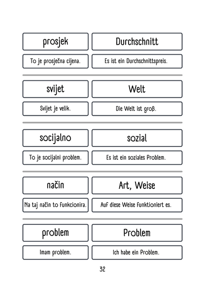 Kroatisch Wörterbuch