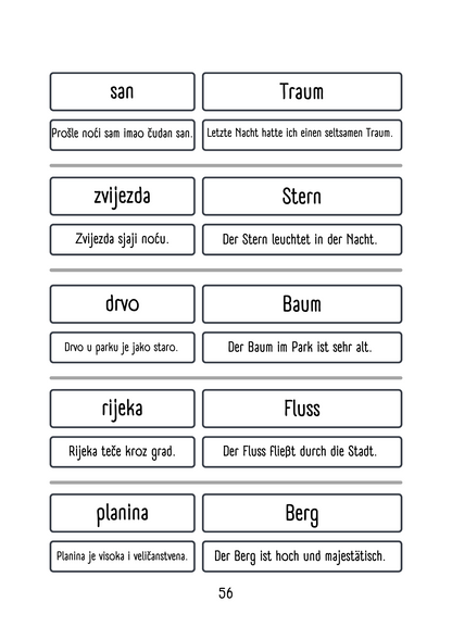 Kroatisch Wörterbuch