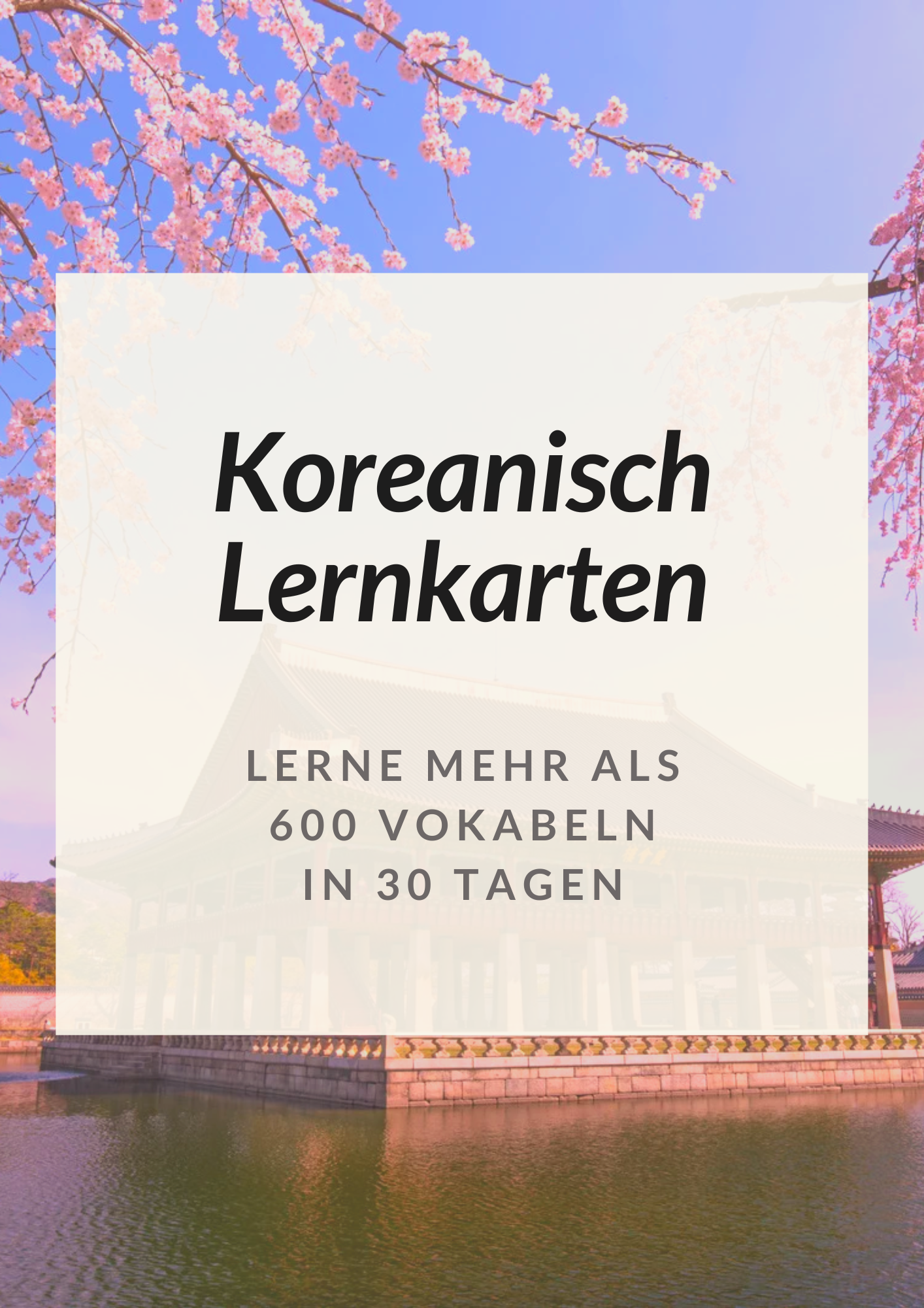 Koreanisch Lernen Startplan